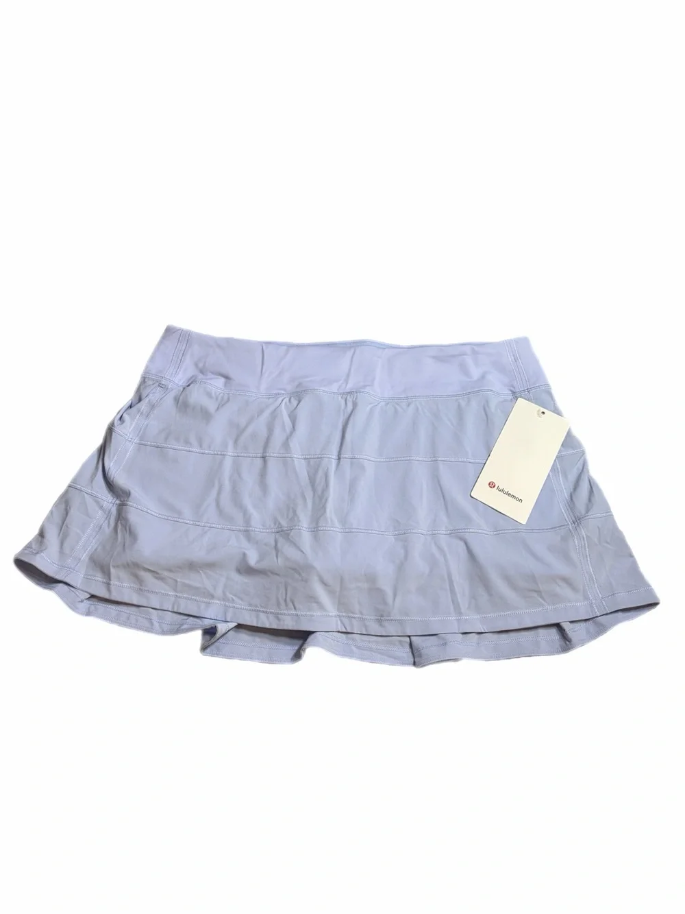 NWT Lululemon Pace Rival Mid-Rise Skirt *Regular (Pastel Blue) Size 12